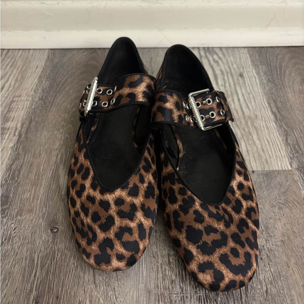 Zara Leopard Print Mary Jane - Picture 2 of 5